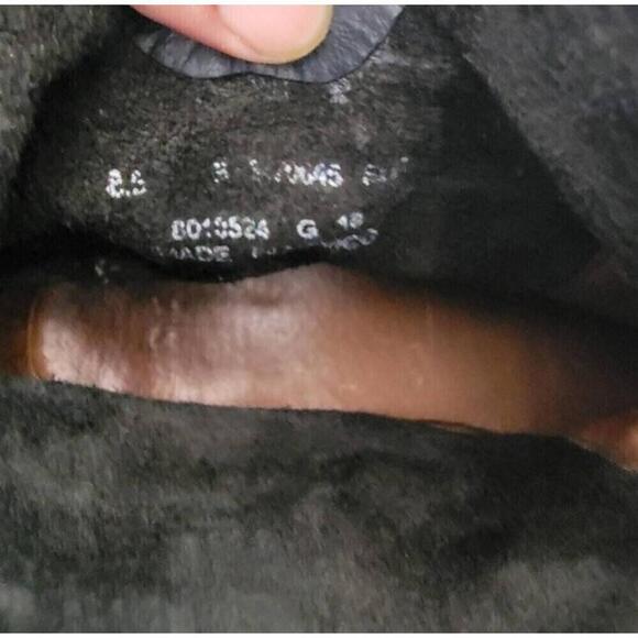 Frye Natalie Classic Short Engineer Leather Moto Boots Black 8.5 - Picture 11 of 13